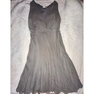 J. Crew Gray Dress Sleeveless V-Neck Party Cocktail Casual Size‎ 6